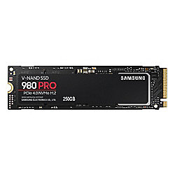 Samsung 980 PRO Interne NVMe SSD 250 GB M.2 2280 PCIe 4.0 V-NAND MLC