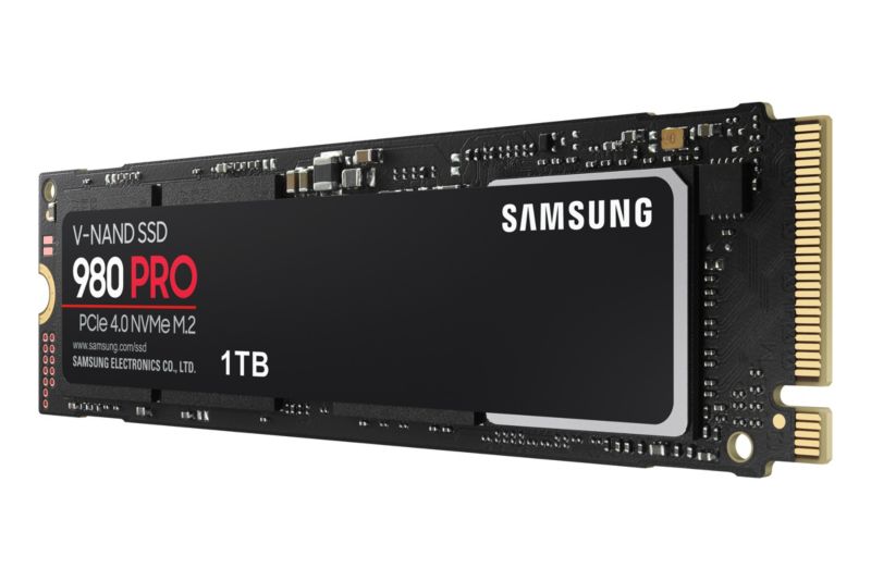 Samsung 980 Pro Interne Nvme Ssd 1 Tb M 2 2280 Pcie 4 0 3d Nand Tlc Cyberport