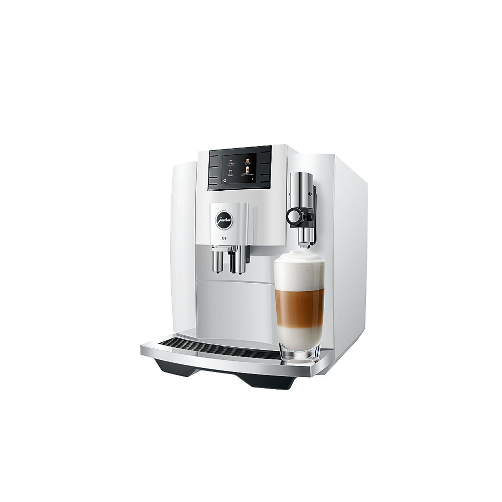 JURA E8 Piano White (EB) Kaffeevollautomat