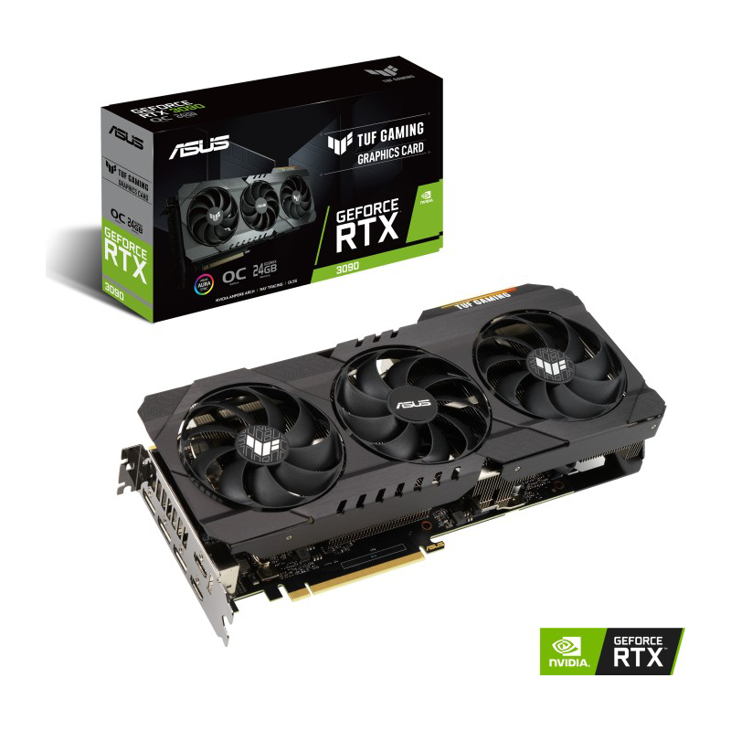 Asus  TUF Gaming GeForce RTX 3090 OC Gaming, 24GB GDDR6X, 2xHDMI, 3xDP | 04718017922814