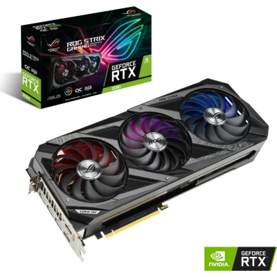 ASUS ROG Strix GeForce RTX 3090 Gaming OC, 24GB GDDR6X, 2xHDMI, 3xDP