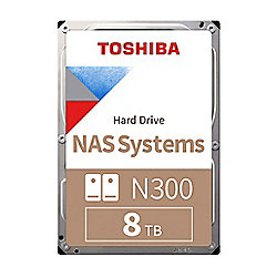 Toshiba N300 HDWG180EZSTA 8TB 256MB 7.200rpm 3,5 Zoll SATA 6 Gbit/s Retail