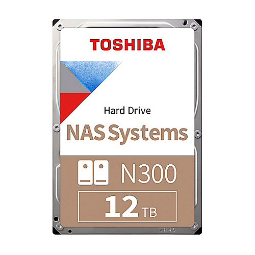 Toshiba N300 HDWG21CUZSVA 12TB 256MB 7.200rpm 3,5 Zoll SATA 6 Gbit/s Bulk