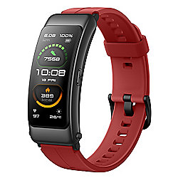 Huawei TalkBand B6 Sport Fitness Tracker Ohrh&ouml;rer Graphite korallenrot