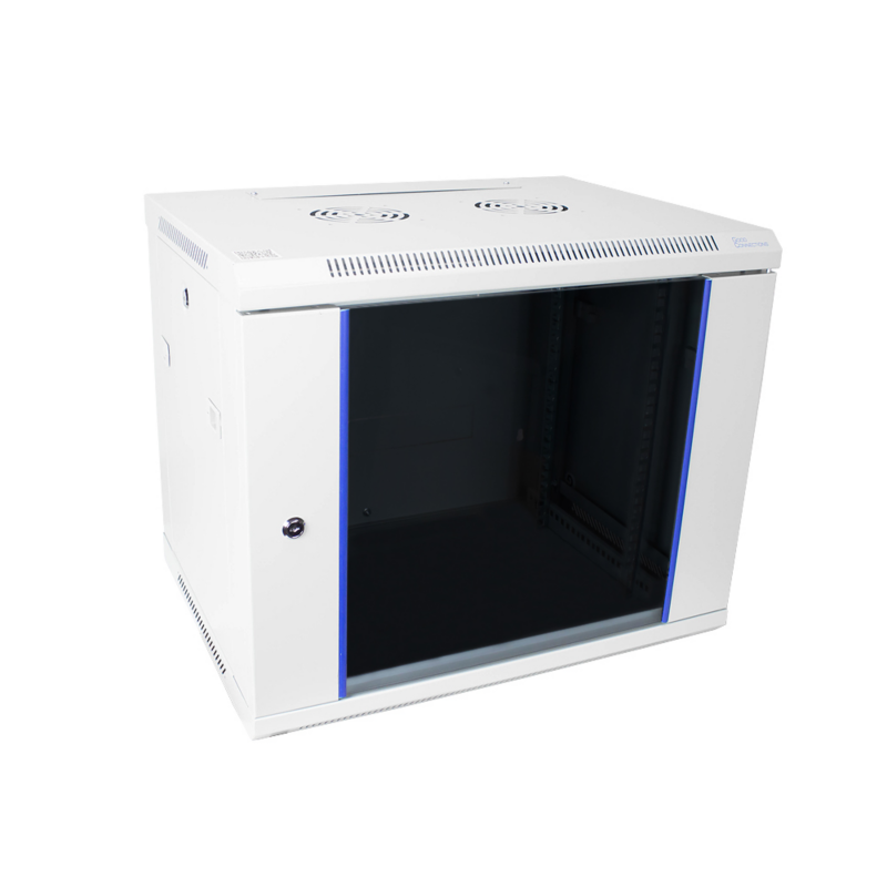 Good Connections  19″ Wandgehäuse, FLAT-Pack, 6HE, lichtgrau (RAL7035) 600×450 mm | 04014619459919