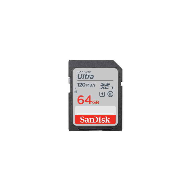 Sandisk  Ultra 64 GB SDXC Speicherkarte 2020 (120 MB/s, Class 10, UHS-I) | 00619659182939