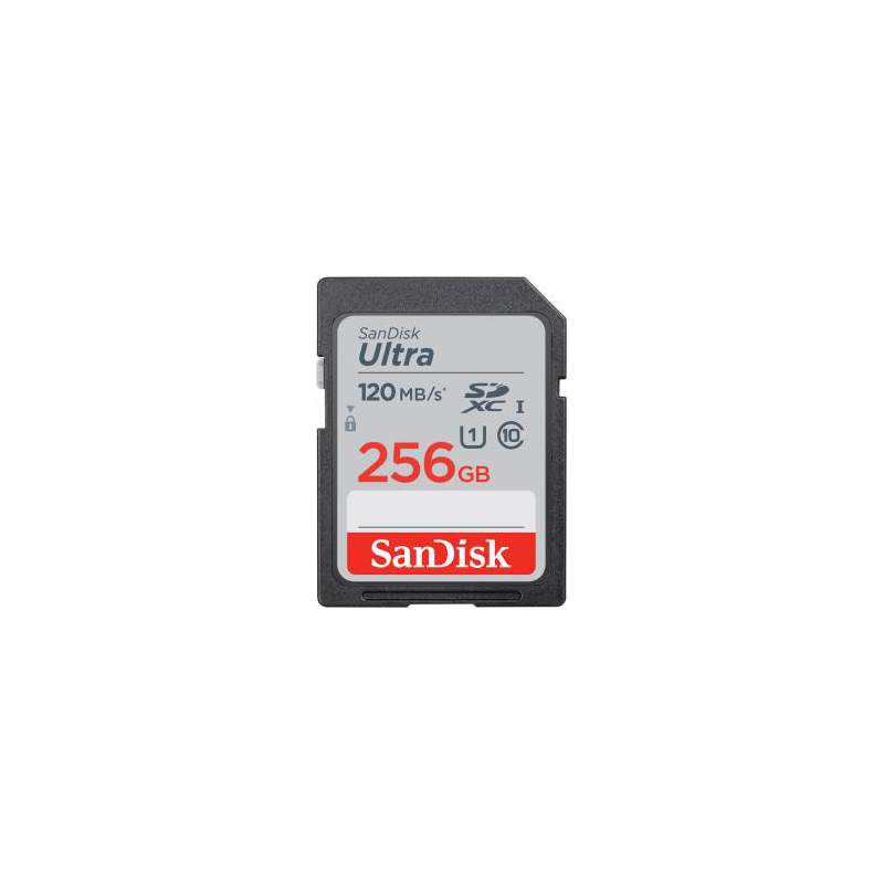 Sandisk  Ultra 256 GB SDXC Speicherkarte 2020 (120 MB/s, Class 10, UHS-I) | 00619659182991