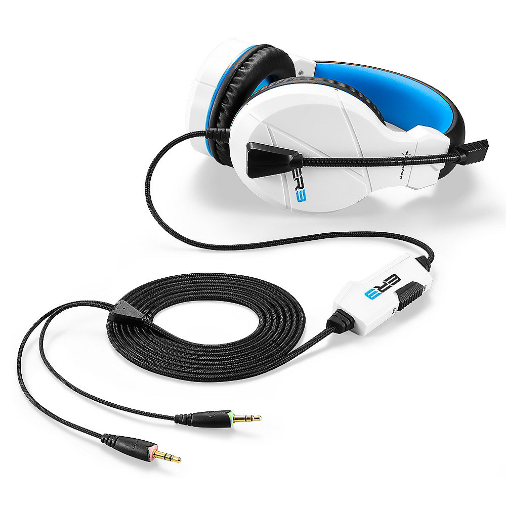Sharkoon Rush ER3 Kabelgebundenes Gaming Headset weiß
