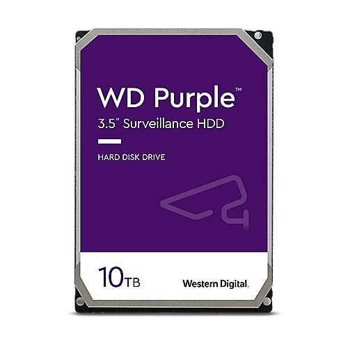 WD Purple WD102PURZ - 10 TB 7200 rpm 256 MB 3,5 Zoll SATA 6 Gbit/s