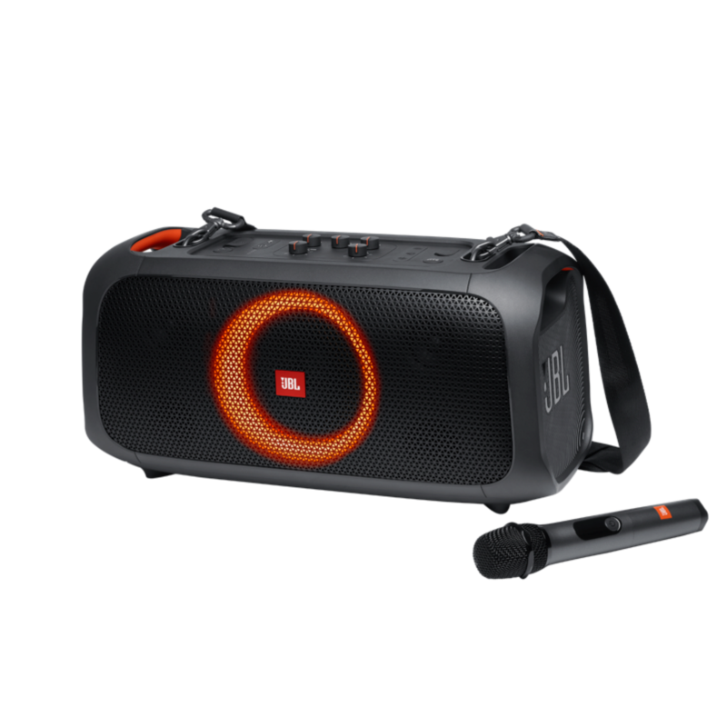 JBL  Party Box On-The-GO Portable Party speaker mit kabellosem Mikrofon | 06925281972157