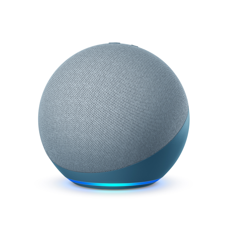 Amazon  Echo 4. Generation mit herausragendem Klang, Smart Home-Hub Blaugrau | 00840080572154