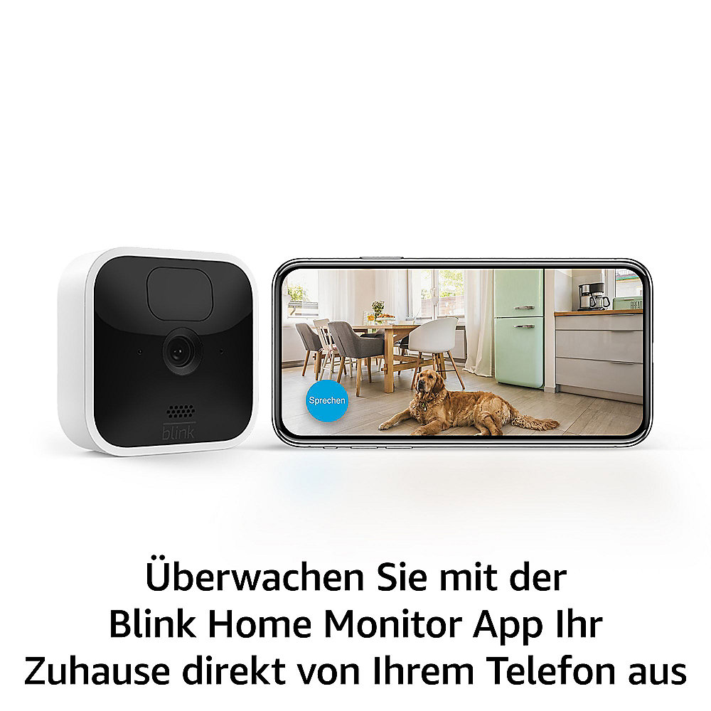 Blink Indoor - 2 Kamera System HD-Sicherheitskamera 2 Jahren Batterielaufzeit