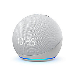 Amazon Echo Dot (4. Gen.) smarter Lautsprecher mit Uhr und Alexa Wei&szlig;