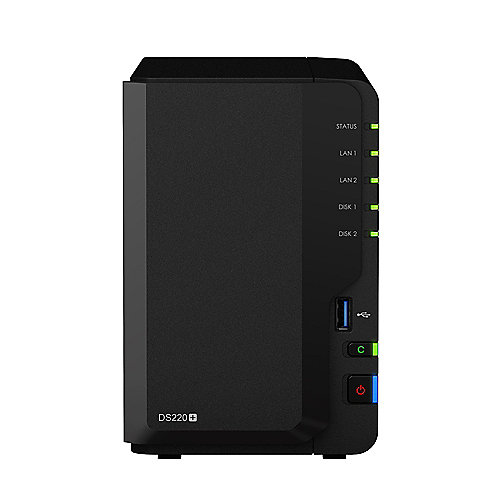 Synology DS220+ NAS System 2-Bay 4TB inkl. 2x 2TB Seagate ST2000VN004