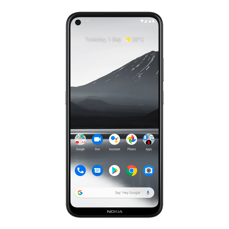 Nokia  3.4 Smartphone 64GB charcoal grey Dual-SIM Android 10.0 mit Android One | 06438409052636