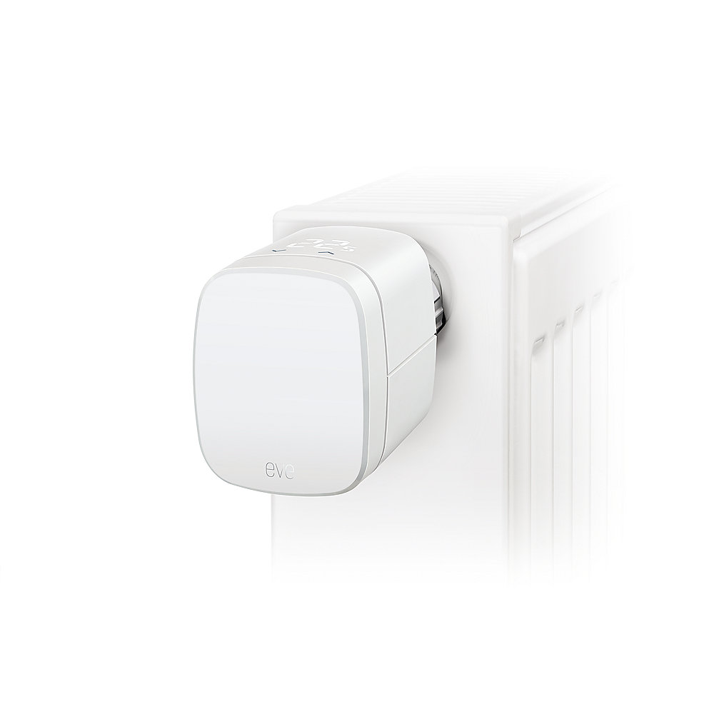 Eve Thermo - 6er Set Smartes Heizkörperthermostat mit Display für Apple HomeKit