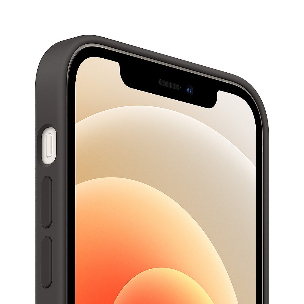 Apple Original iPhone 12/12 Pro Silikon Case mit MagSafe schwarz