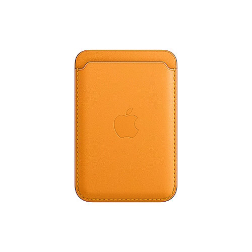 Apple Original iPhone Leder Wallet mit MagSafe california poppy