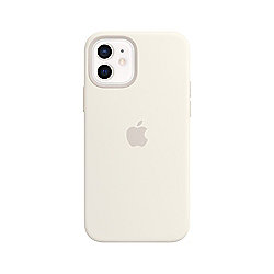 Apple Original iPhone 12/12 Pro Silikon Case mit MagSafe Wei&szlig;