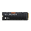 WD_BLACK SN850 NVMe SSD 1 TB M.2 PCIe Gen4 mit Kühlkörper