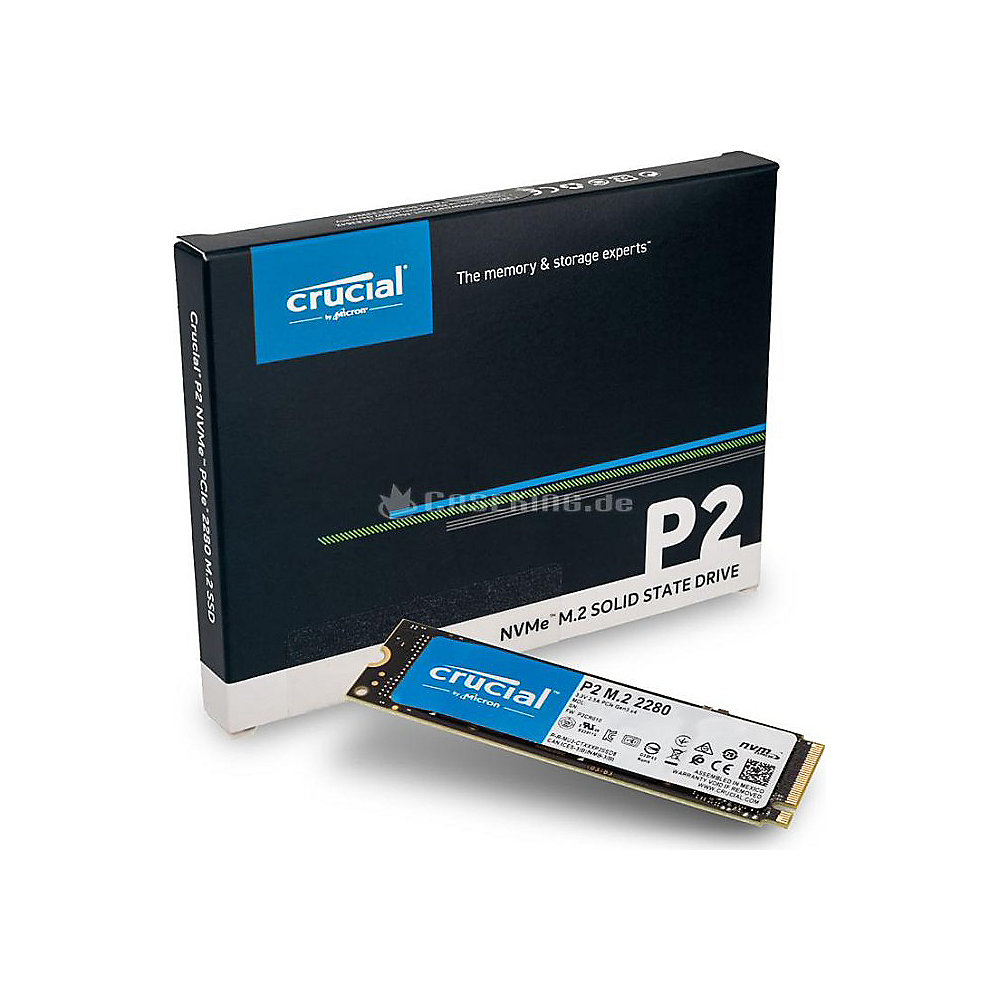 Crucial P2 SSD 500 GB M.2 PCIe NVMe