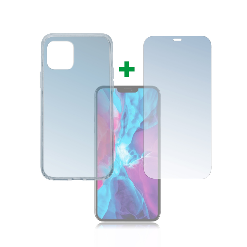 4Smarts  360° Protection Set für Apple iPhone 12 / 12 Pro transparent | 04250774952401