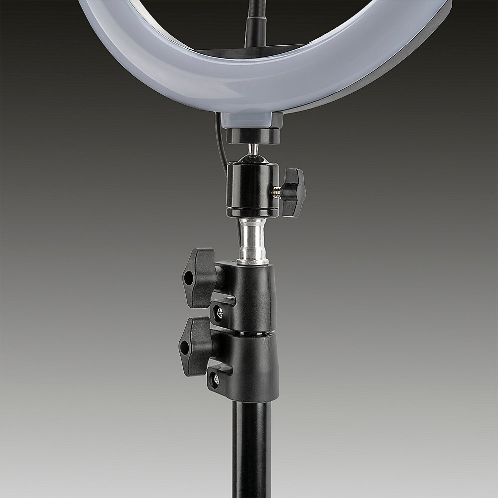 4smarts Selfie Tripod XL und Mini mit LED-Lampe LoomiPod schwarz