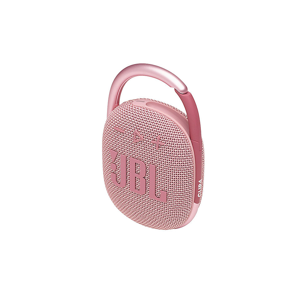 JBL Clip 4 pink Tragbarer Bluetooth-Lautsprecher wasserdicht nach IP67