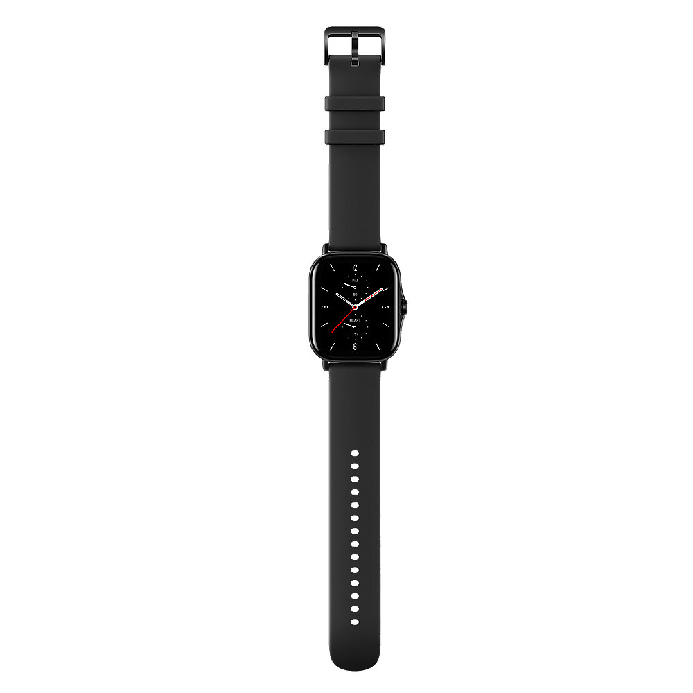 Amazfit GTS 2 Smartwatch Aluminium-Gehäuse, schwarz, Amoled-Display