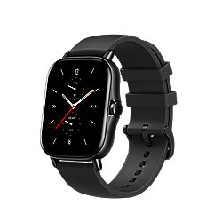 Amazfit GTS 2 Smartwatch Aluminium-Geh&auml;use, schwarz, Amoled-Display