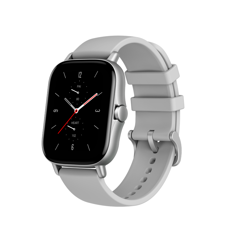 Amazfit  GTS 2 Smartwatch Aluminium-Gehäuse, grau, Amoled-Display | 06972596102328