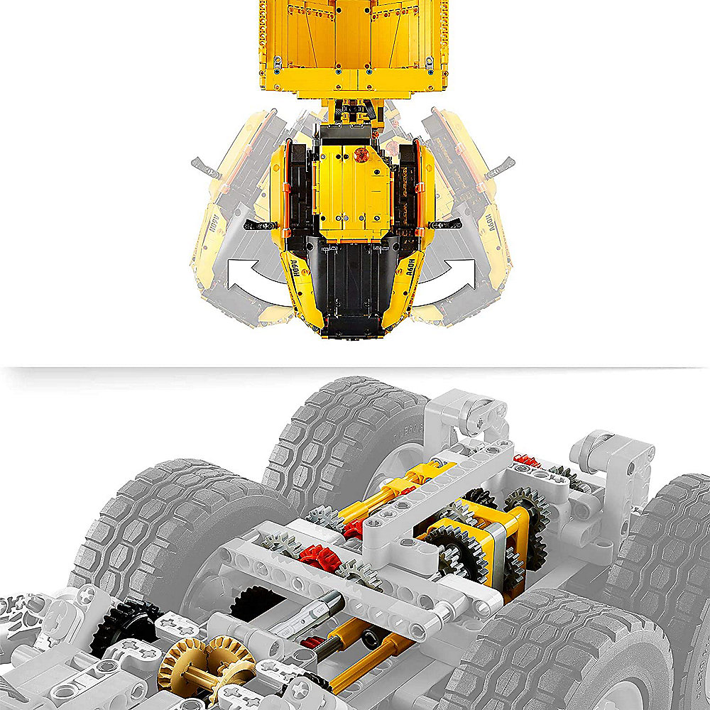 LEGO Technic - Knickgelenkter Volvo-Dumper (42114)