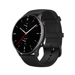 Amazfit GTR 2 Sport 47mm Smartwatch Aluminiumgeh&auml;use, schwarzes Armband