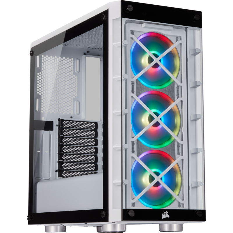 Corsair  iCUE 465X RGB Midi Tower ATX Smart Gehäuse Weiß | 00840006617747
