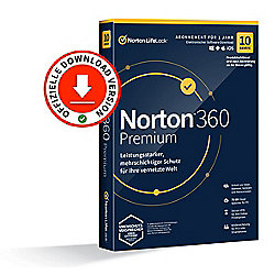 Norton LifeLock Norton 360 Premium 100GB 10 Ger&auml;te 1 Jahr ESD DE