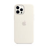 Apple Original iPhone 12 Pro Max Silikon Case mit MagSafe Weiß