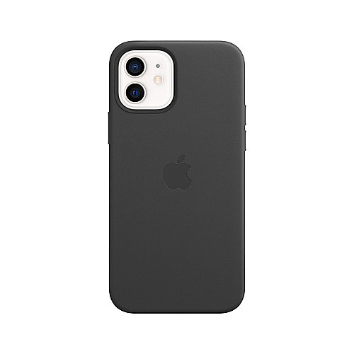Apple Original iPhone 12/12 Pro Leder Case mit MagSafe Schwarz