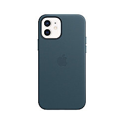 Apple Original iPhone 12/12 Pro Leder Case mit MagSafe Baltischblau