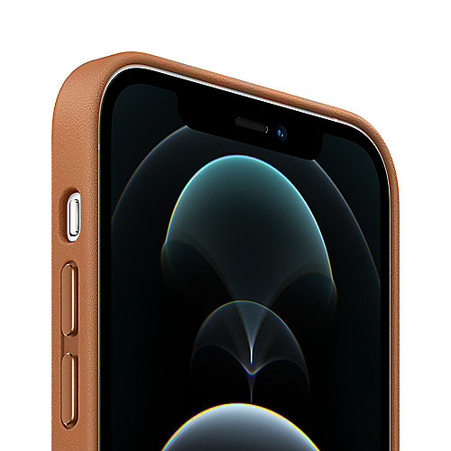 Apple Original iPhone 12 Pro Max Leder Case mit MagSafe Sattelbraun