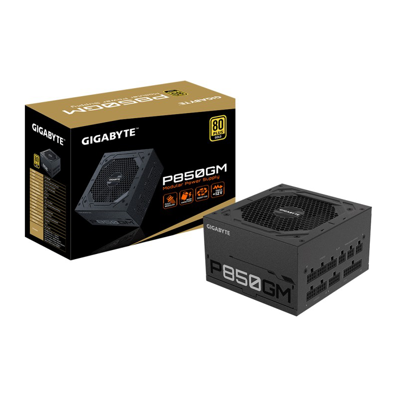 Gigabyte  P850GM 850W ATX Netzteil, 80+ Gold, voll modular | 04719331551865