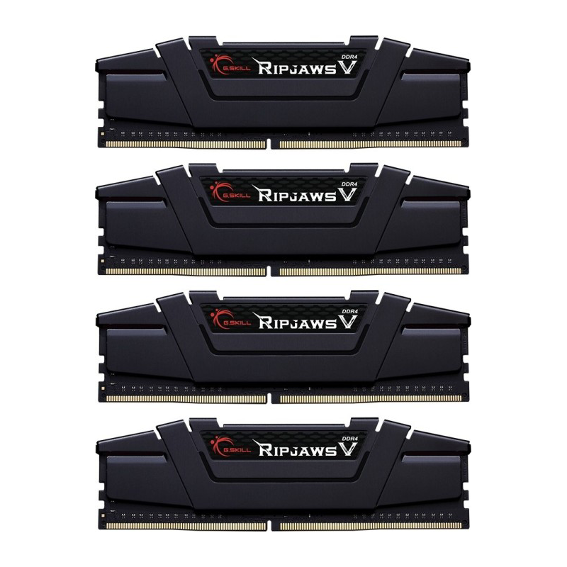 G.Skill 128GB (4x32GB)  RipJaws V DDR4-3600 CL18 RAM DIMM Speicher Kit | 04713294224682