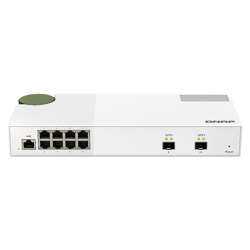 QNAP QSW-M2108-2S Switch Managed 8 port 2.5Gbps, 2 port 10Gbps SFP+