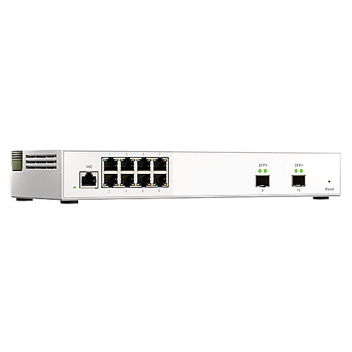 QNAP QSW-M2108-2S Switch Managed 8 port 2.5Gbps, 2 port 10Gbps SFP+