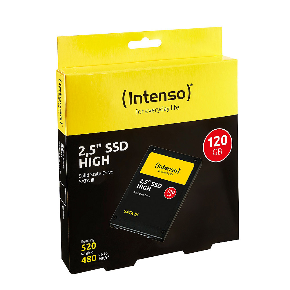 Intenso High Performance SSD SATA III 120GB 2.5 Zoll TLC SATA600
