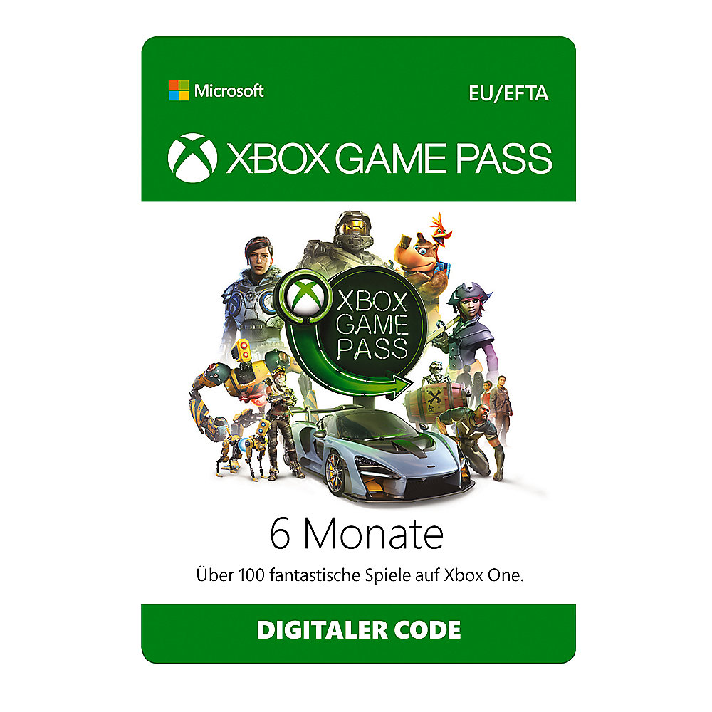 Xbox Game Pass 6 Monate DE