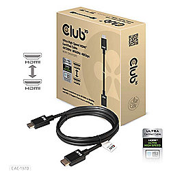 Club 3D HDMI 2.1 Kabel 1,5m Ultra High Speed 4K120Hz, 8K60Hz St./St. schwarz