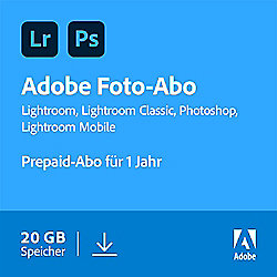Adobe Creative Cloud Photography Plan 1 Jahr Abo DE Download