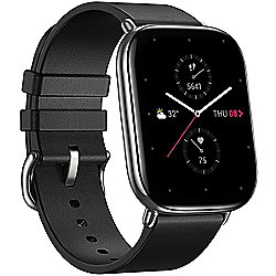 Zepp E Smartwatch eckig Polar Night Black Leder-Armband