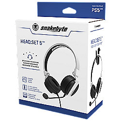 Snakebyte Playstation Headset HEAD:SET 5 (PS5) wei&szlig;