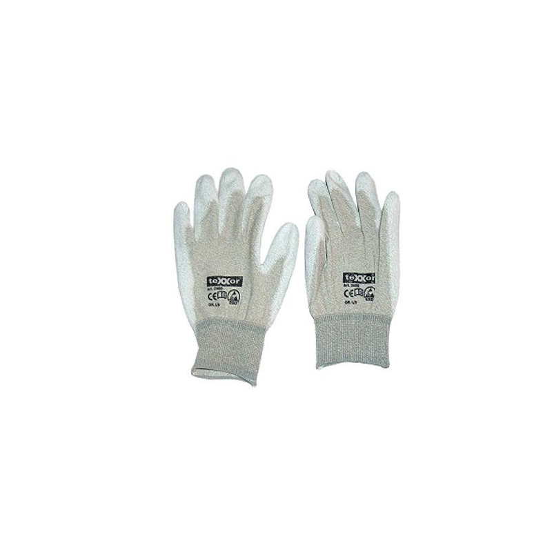 Intertech Antistatik Handschuhe Kupferfaser, PU-beschichtet, L | 04014619096855